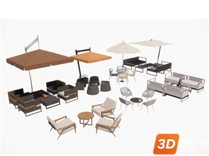 Outdoor Sofa Skp Files